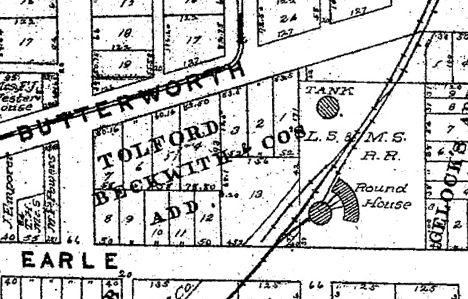 LSMS roundhouse map Grand Rapids MI